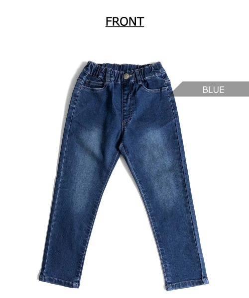 L.COPECK（エルコペック）の「ハイストレッチデニムパンツ（デニムパンツ・キッズ・ネイビー/ブルー/ブルー系・140cm/100cm/110cm/120cm/130cm/90cm）」の17枚目の写真