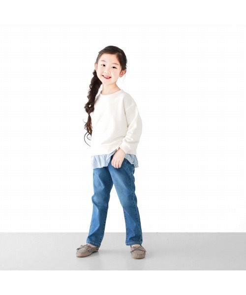 L.COPECK（エルコペック）の「ハイストレッチデニムパンツ（デニムパンツ・キッズ・ネイビー/ブルー/ブルー系・140cm/100cm/110cm/120cm/130cm/90cm）」の21枚目の写真