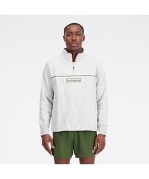 Essentials Winter 裏起毛フリースハーフジップトップ