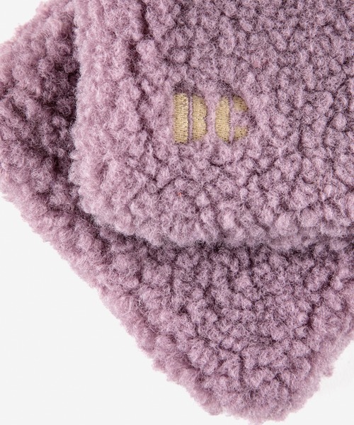 BOBO CHOSES(ボボショーズ)の「Sheepskin Lavander neck warmer(ネックウォーマー/スヌード・キッズ・ピンク・ONE SIZE)」の3枚目の写真