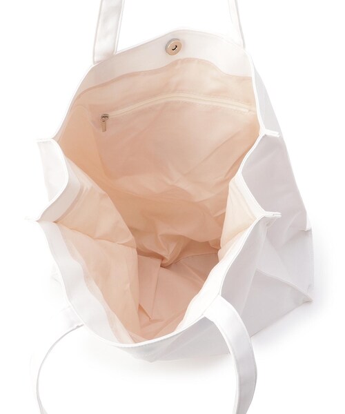 one'sterrace（ワンズテラス）の「◆プラセル合皮ワイドトート（トートバッグ・レディース・レッド系9/ライトグリーン系/アイボリー系8/イエロー系8/ブルー系その他7/ブラック系8/ピンク系9/パープル系2・99）」の13枚目の写真