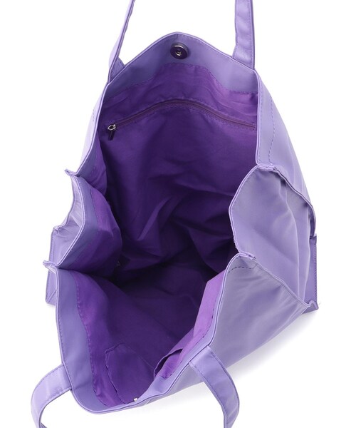 one'sterrace（ワンズテラス）の「◆プラセル合皮ワイドトート（トートバッグ・レディース・レッド系9/ライトグリーン系/アイボリー系8/イエロー系8/ブルー系その他7/ブラック系8/ピンク系9/パープル系2・99）」の19枚目の写真