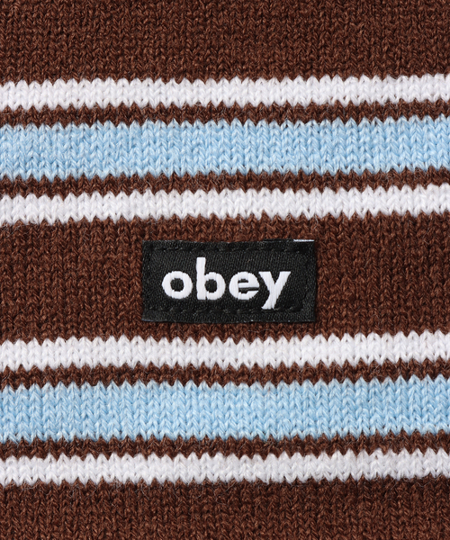 JOINT WORKS(ジョイントワークス)の「【OBEY / オベイ】BASS BEANIE(ニットキャップ/ビーニー・メンズ・ブラウン/ブラック・FREE)」の4枚目の写真