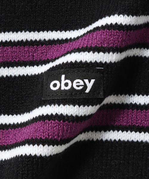 JOINT WORKS(ジョイントワークス)の「【OBEY / オベイ】BASS BEANIE(ニットキャップ/ビーニー・メンズ・ブラウン/ブラック・FREE)」の8枚目の写真