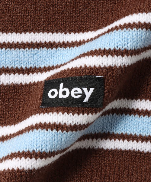 JOINT WORKS(ジョイントワークス)の「【OBEY / オベイ】BASS BEANIE(ニットキャップ/ビーニー・メンズ・ブラウン/ブラック・FREE)」の9枚目の写真