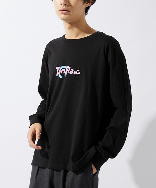 JOURNAL STANDARD relume(ジャーナルスタンダード レリューム)の「【ZOZO限定】TENPLA&Co L/S 4(Tシャツ/カットソー・メンズ・ホワイト×レッド/ホワイト×グリーン/ブラック×グリーン/ホワイト×ブルー/ブラック×パープル/ホワイト×ネイビー/ブラック×ピンク/ブラック×イエロー・S/M/L/XL/XS/XXL)」の11枚目の写真