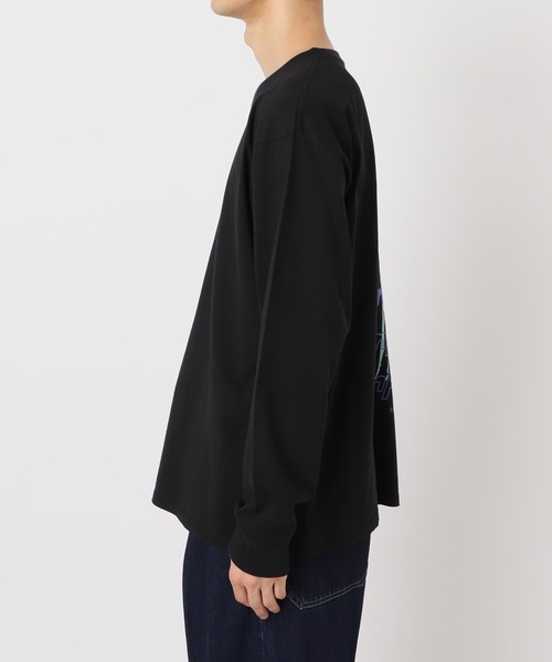 JOURNAL STANDARD relume(ジャーナルスタンダード レリューム)の「【ZOZO限定】TENPLA&Co L/S 4(Tシャツ/カットソー・メンズ・ホワイト×レッド/ホワイト×グリーン/ブラック×グリーン/ホワイト×ブルー/ブラック×パープル/ホワイト×ネイビー/ブラック×ピンク/ブラック×イエロー・S/M/L/XL/XS/XXL)」の19枚目の写真