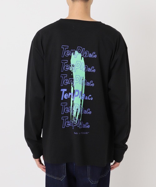 JOURNAL STANDARD relume(ジャーナルスタンダード レリューム)の「【ZOZO限定】TENPLA&Co L/S 4(Tシャツ/カットソー・メンズ・ホワイト×レッド/ホワイト×グリーン/ブラック×グリーン/ホワイト×ブルー/ブラック×パープル/ホワイト×ネイビー/ブラック×ピンク/ブラック×イエロー・S/M/L/XL/XS/XXL)」の20枚目の写真