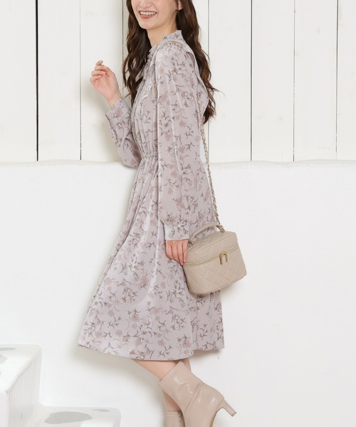 Honeys（ハニーズ）の「リボン付フリルワンピース（ワンピース・レディース・ピンク系その他/ホワイト系その他/ブラック・M/L/S/LL）」の11枚目の写真