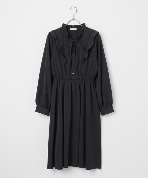 Honeys（ハニーズ）の「リボン付フリルワンピース（ワンピース・レディース・ピンク系その他/ホワイト系その他/ブラック・M/L/S/LL）」の17枚目の写真