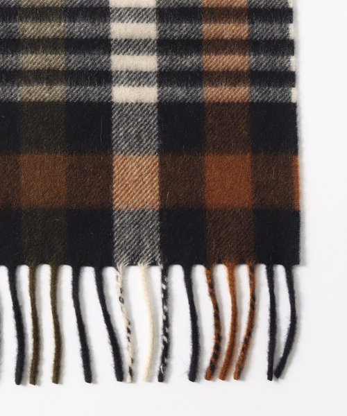 Joshua Ellis（ジョシュアエリス）の「【Joshua Ellis / ジョシュア エリス】TARTAN  30*180（マフラー・メンズ・ボルドー・FREE）」の2枚目の写真