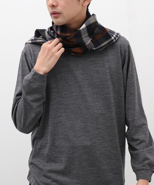 Joshua Ellis（ジョシュアエリス）の「【Joshua Ellis / ジョシュア エリス】TARTAN  30*180（マフラー・メンズ・ボルドー・FREE）」の7枚目の写真