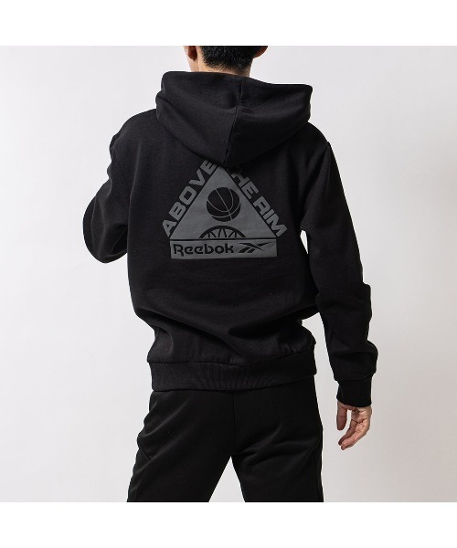Reebok(リーボック)の「バスケットボール アート フーディー / BB ATR HOODIE(パーカー・メンズ・ブラック・LARGE/MEDIUM/SMALL/XX-LARGE/X-LARGE/X-SMALL)」の3枚目の写真