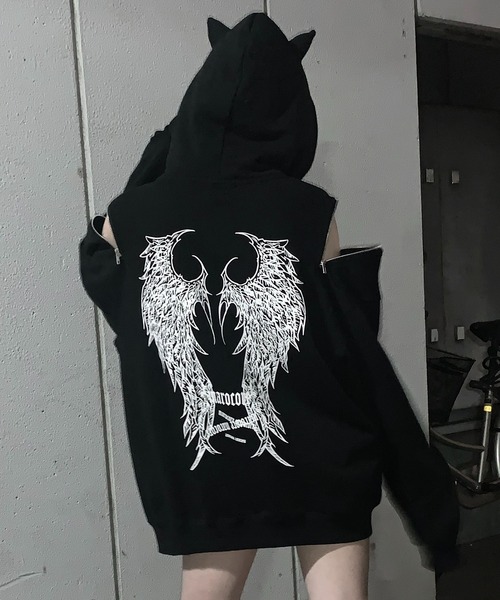 MAROCORE（マロコア）の「【MAROCORE】25SS ツノつき 堕天使 ダブル