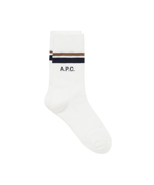 A.P.C.(アーペーセー)の「CHAUSETTE DUSTIN F(ソックス/靴下・レディース・ベージュ/グリーン系その他・ONESIZE)」の2枚目の写真