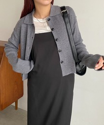 CAPRICIEUX LE'MAGE | 襟付カーディガン(カーディガン/ボレロ)