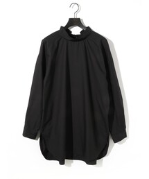 MIDIUMISOLID for Ladies ハイネックドロップショルダープルオーバー