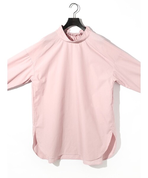 MIDIUMISOLID(ミディウミソリッド)の「MIDIUMISOLID for Ladies ハイネックドロップショルダープルオーバー(シャツ/ブラウス・レディース・ブラック/レッド/オフホワイト・FREE)」の20枚目の写真