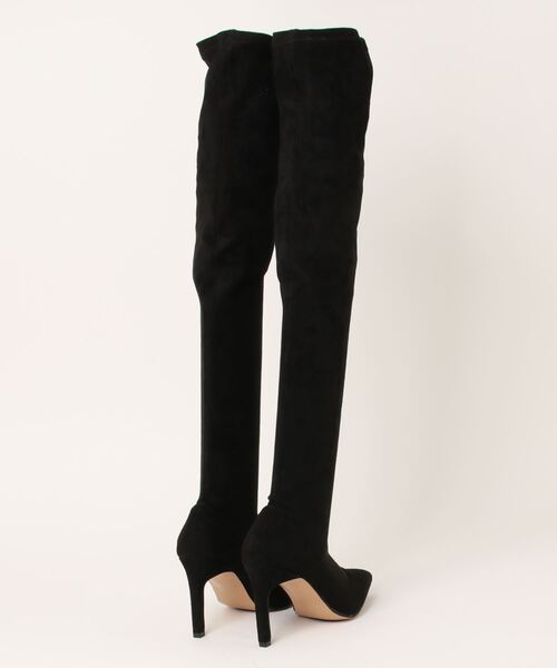 AMBIENT（アンビエント）の「ストレッチスエードニーハイブーツ（ブーツ・レディース・ブラック・L/M/S）」の14枚目の写真