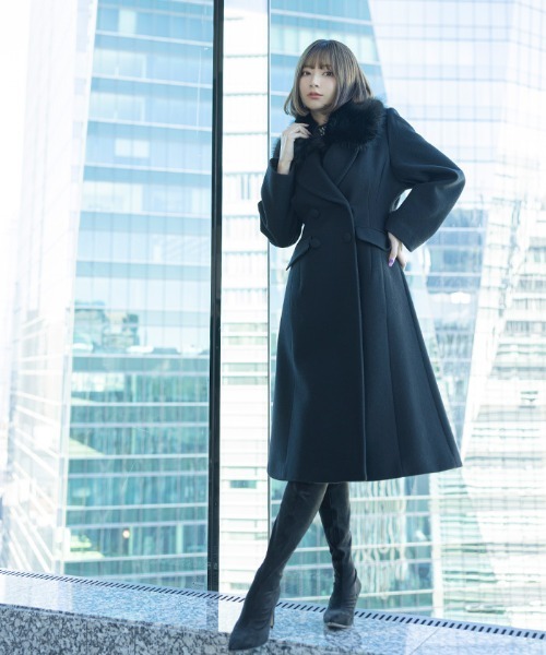 AMBIENT（アンビエント）の「ストレッチスエードニーハイブーツ（ブーツ・レディース・ブラック・L/M/S）」の4枚目の写真