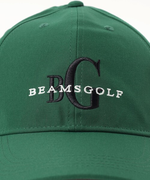 BEAMS GOLF（ビームスゴルフ）の「モノグラムロゴ キャップ（キャップ・メンズ・ブラック/ベージュ/グリーン・ONE SIZE）」の8枚目の写真