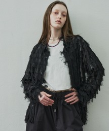 AIVER | AIVER　シアーフリンジシャツ(シャツ/ブラウス)