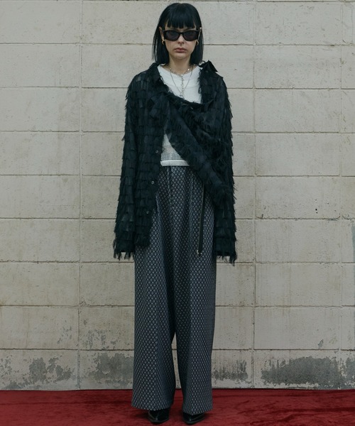 AIVER(アイバー)の「AIVER シアーフリンジシャツ(シャツ/ブラウス・メンズ・ホワイト/ブラック・SMALL/MEDIUM/LARGE)」の18枚目の写真