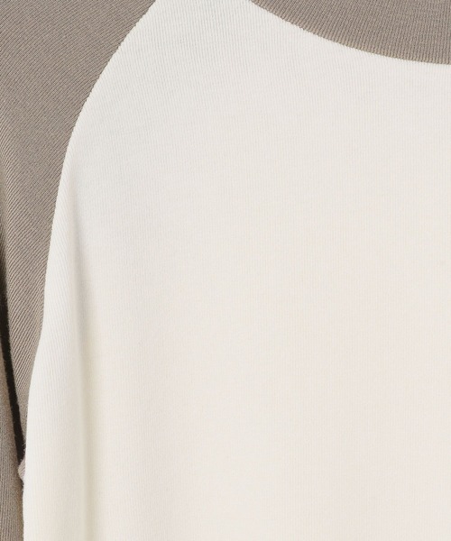Heather（ヘザー）の「ラグランラインTEE　105314（Tシャツ/カットソー・レディース・ベージュ/ネイビー/グレー・FREE）」の13枚目の写真
