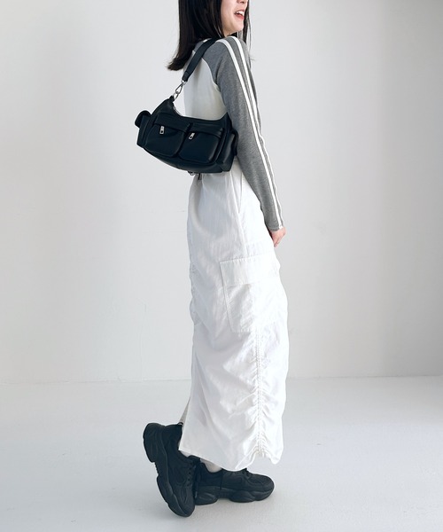 Heather（ヘザー）の「ラグランラインTEE　105314（Tシャツ/カットソー・レディース・ベージュ/ネイビー/グレー・FREE）」の22枚目の写真