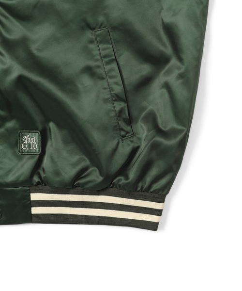 thisisneverthat（ディスイズネバーザット）の「Satin Jacket（ブルゾン・メンズ・オリーブ/ネイビー・S/M/L/XL）」の5枚目の写真