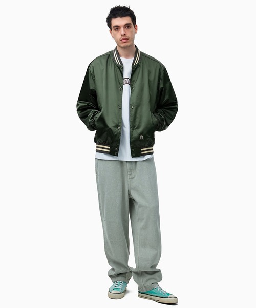 thisisneverthat（ディスイズネバーザット）の「Satin Jacket（ブルゾン・メンズ・オリーブ/ネイビー・S/M/L/XL）」の8枚目の写真