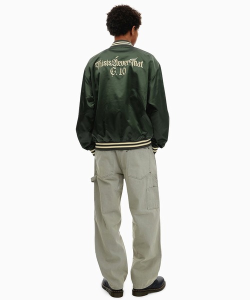 thisisneverthat（ディスイズネバーザット）の「Satin Jacket（ブルゾン・メンズ・オリーブ/ネイビー・S/M/L/XL）」の11枚目の写真