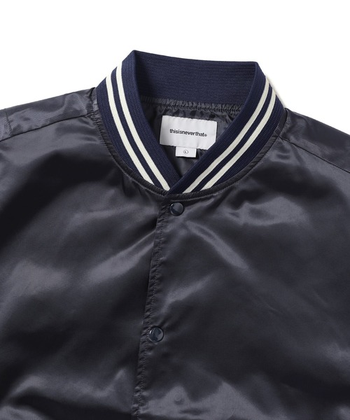 thisisneverthat（ディスイズネバーザット）の「Satin Jacket（ブルゾン・メンズ・オリーブ/ネイビー・S/M/L/XL）」の14枚目の写真
