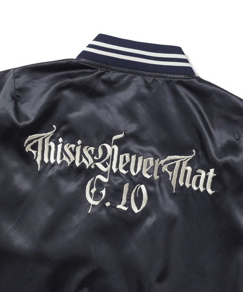 thisisneverthat（ディスイズネバーザット）の「Satin Jacket（ブルゾン・メンズ・オリーブ/ネイビー・S/M/L/XL）」の17枚目の写真