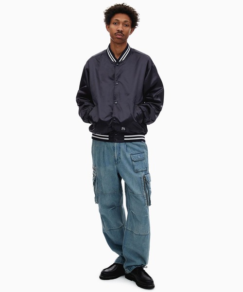 thisisneverthat（ディスイズネバーザット）の「Satin Jacket（ブルゾン・メンズ・オリーブ/ネイビー・S/M/L/XL）」の19枚目の写真