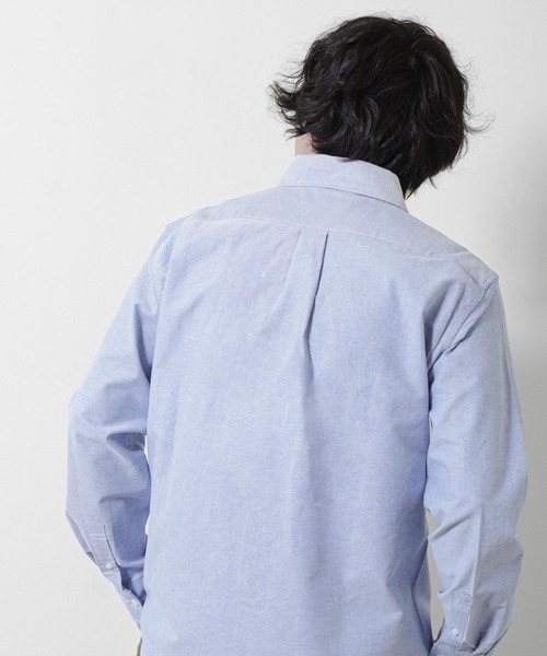 U.S. POLO ASSN.(ユーエスポロアッスン)の「【U.S. POLO ASSN.】 オックスフォード ワンポイント ロゴ刺繍 ボタンダウン 長袖 シャツ(シャツ/ブラウス・メンズ・ライラック/ホワイト/ホワイト×ネイビー/ネイビー/インディゴブルー・MEDIUM/LARGE/X-LARGE)」の14枚目の写真