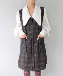 SANSeLF | スリーブレスチェックワンピース【SANSeLF】sanw24s009(ワンピース)