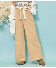 anap mimpi | フリンジベルト 裏毛 スウェット リラックス ワイド パンツ(スウェットパンツ)