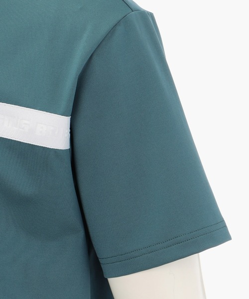 BRIEFING(ブリーフィング)の「【ブリーフィングゴルフ】MENS SLEEVE LOGO HIGH NECK RELAXED FIT/メンズスリーブロゴハイネックリラックスドフィット(Tシャツ/カットソー・メンズ・ブラック/ブルー/ホワイト/ネイビー・L/XL/M)」の8枚目の写真