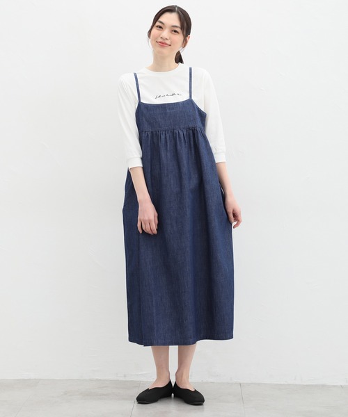 Honeys（ハニーズ）の「デニムキャミワンピース（ワンピース）」 - WEAR