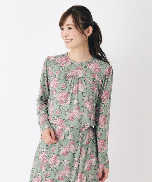 LAURA ASHLEY（ローラアシュレイ）の「◇【洗える/ジャージ素材／同柄