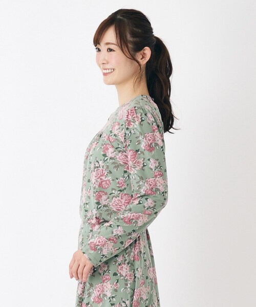 LAURA ASHLEY（ローラアシュレイ）の「◇【洗える/ジャージ素材／同柄