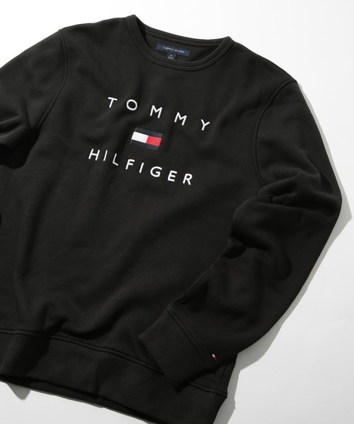 TOMMY HILFIGER(トミーヒルフィガー)の「【TOMMY HILFIGER】78J9708 フロントロゴスウェット(スウェット・メンズ・アイボリー/ネイビー/ブラック/ホワイト・S/M/XL/L)」の4枚目の写真