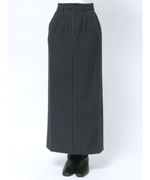 EVRIS（エヴリス）の「ストライプロングスカート（スカート・レディース・ブラック/グレー・MEDIUM/SMALL）」の21枚目の写真