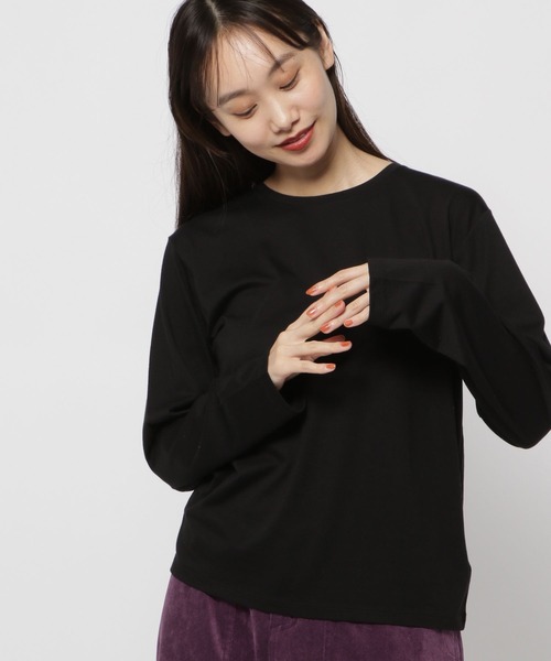 セール】オーガニックコットンテンセルロングTシャツ（Tシャツ