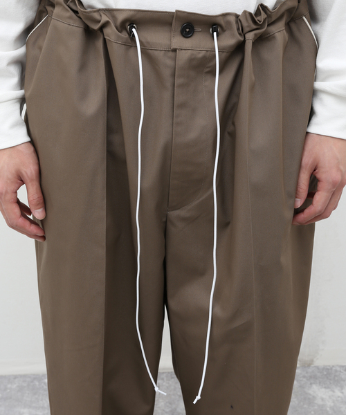 CAMIEL FORTGENS(カミエル フォートへンス)の「CAMIEL FORTGENS / BIG PANTS COTTON/POLY TWILL BRO CF.17.06.08.01(スラックス・メンズ・チョコ・LARGE/MEDIUM)」の10枚目の写真