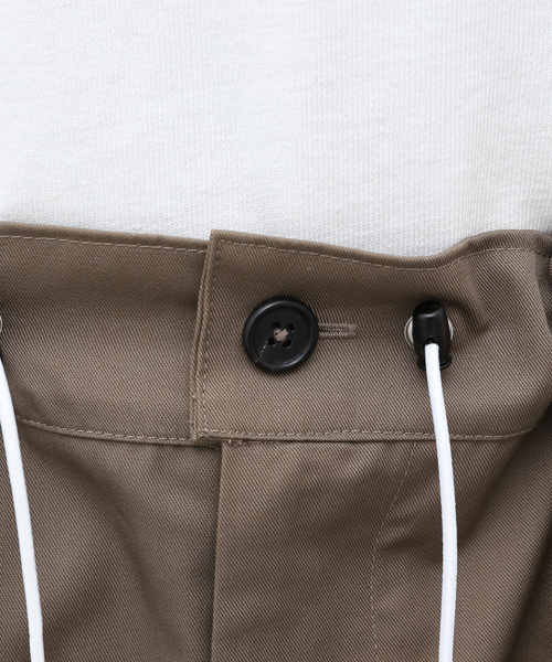 CAMIEL FORTGENS(カミエル フォートへンス)の「CAMIEL FORTGENS / BIG PANTS COTTON/POLY TWILL BRO CF.17.06.08.01(スラックス・メンズ・チョコ・LARGE/MEDIUM)」の11枚目の写真