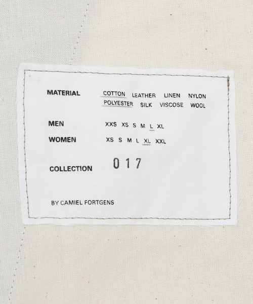 CAMIEL FORTGENS(カミエル フォートへンス)の「CAMIEL FORTGENS / BIG PANTS COTTON/POLY TWILL BRO CF.17.06.08.01(スラックス・メンズ・チョコ・LARGE/MEDIUM)」の16枚目の写真
