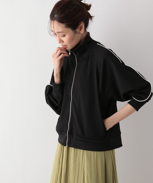 GLOBAL WORK（グローバルワーク）の「スタンドネックジップブルゾン/992262（ブルゾン・レディース・ホワイト×ブラック/ブラック×ホワイト・FREE）」の18枚目の写真