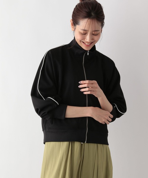 GLOBAL WORK（グローバルワーク）の「スタンドネックジップブルゾン/992262（ブルゾン・レディース・ホワイト×ブラック/ブラック×ホワイト・FREE）」の19枚目の写真